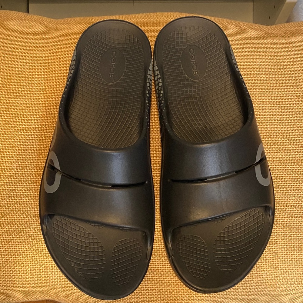 OOFOS Ooahh Slide comfort recovery shoes Sandals unisex M 13/W 15 - Picture 2 of 5